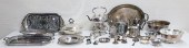 MISC. TABLE LOT OF SILVER PLAT