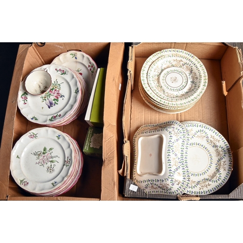 Miscellaneous ceramics, including a