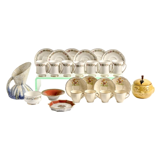 Miscellaneous ceramics, including a