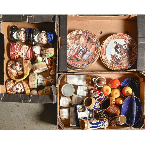 Miscellaneous ceramics, including a