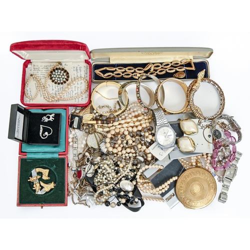 Miscellaneous costume jewellery and
