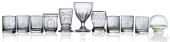 MISCELLANEOUS ETCHED CLEAR GLA