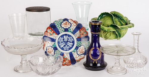 MISCELLANEOUS GLASSWARE, 19TH AND