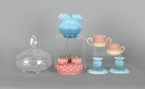 Miscellaneous glassware to