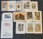 MISCELLANEOUS GROUP OF PRINTS