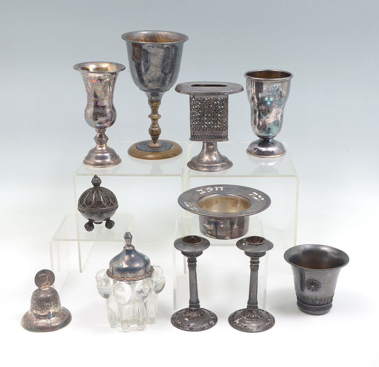 MISCELLANEOUS JEWISH SILVER &