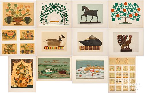 MISCELLANEOUS LITHOGRAPHS, MOST
