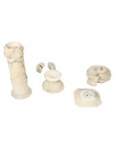 MISCELLANEOUS MARBLE PEDESTAL
