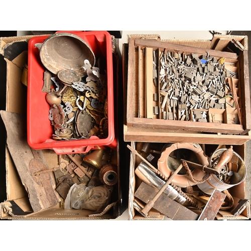 Miscellaneous metalware, 19th c and