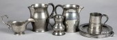 MISCELLANEOUS PEWTER, 19TH/20T