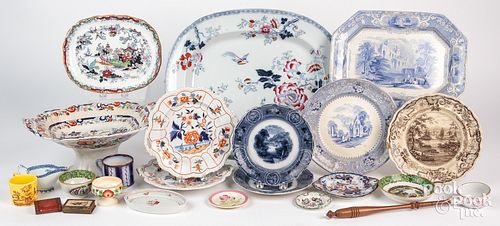 MISCELLANEOUS PORCELAIN, 19TH AND