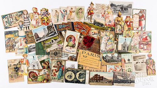 MISCELLANEOUS POSTCARDS AND TRADE