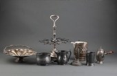 MISCELLANEOUS SILVERPLATE TABL