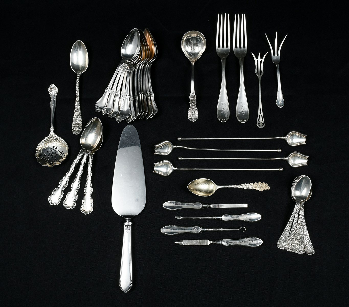 MISCELLANEOUS STERLING FLATWARE