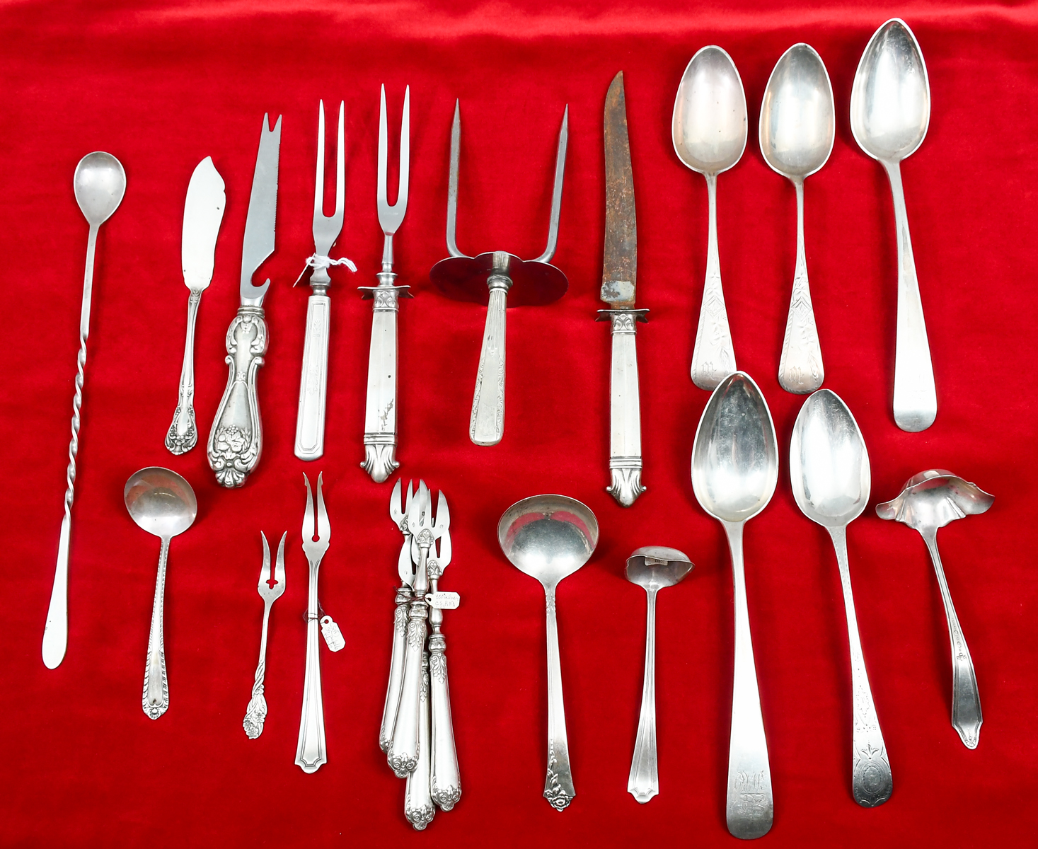 MISCELLANEOUS STERLING SERVING