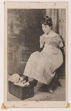 MISS IRENE WALDRON. ARMLESS WOMAN