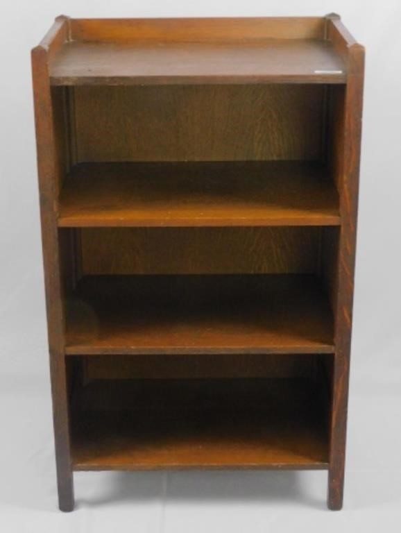 MISSION OAK BOOKCASE, CA. 1910.