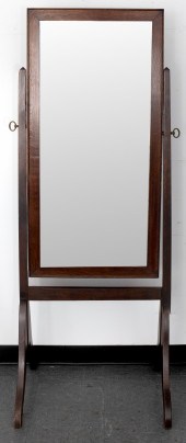 MISSION OAK CHEVAL FLOOR MIRRO
