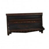 MISSION OAK HANGING SHELF Earl