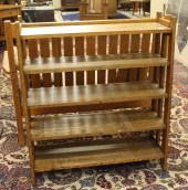 MISSION OAK OPEN-SHELF BOOKCAS