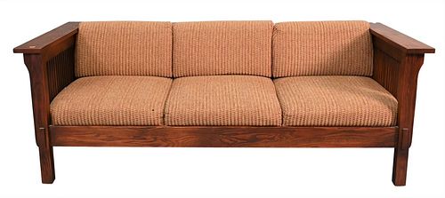 MISSION OAK SOFA, HAVING