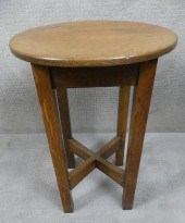 MISSION OAK TABORET TABLEOak A