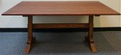 MISSION STYLE OAK TRESTLE BASE