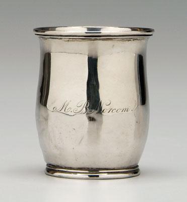 Mississippi coin silver cup, pear