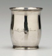 Mississippi coin silver cup, p