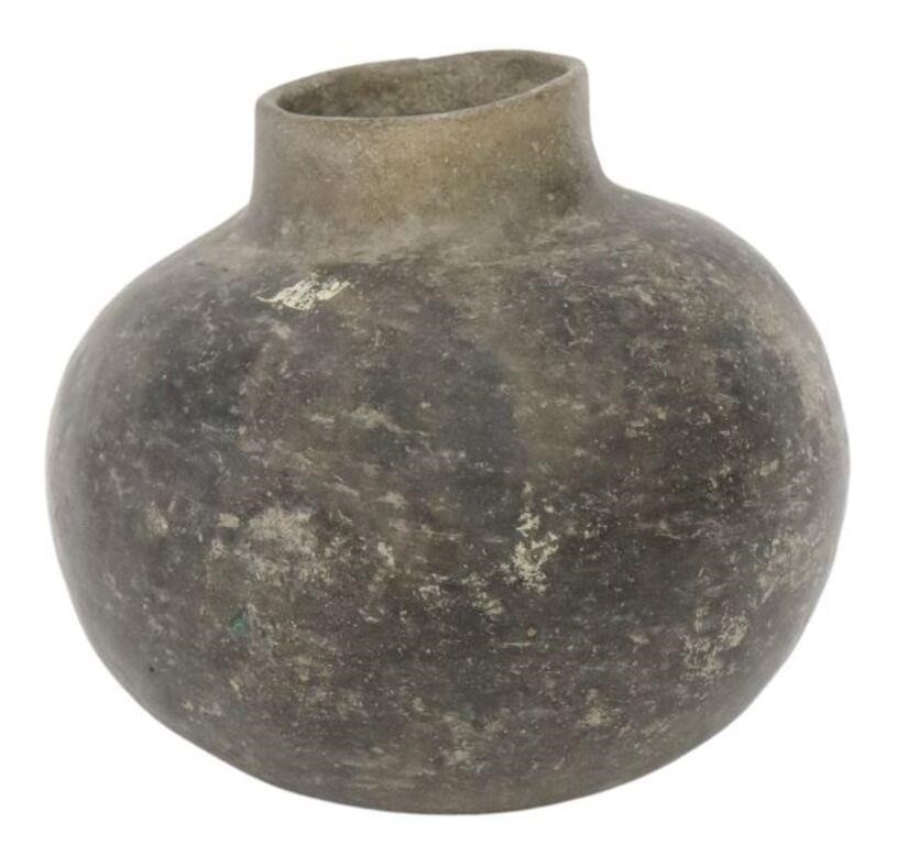MISSISSIPPIAN PLAIN POTTERY JAR,