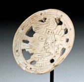 MISSISSIPPIAN SHELL GORGET W/