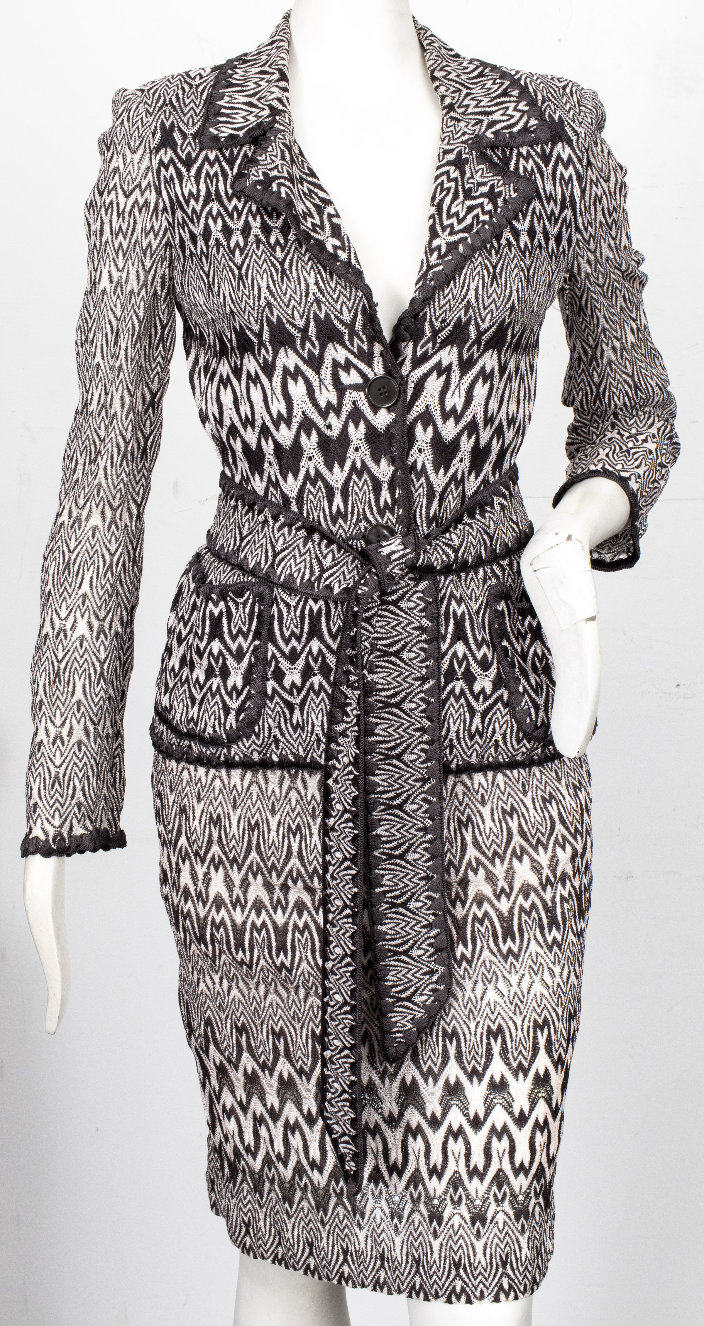 MISSONI KNIT SWEATER AND SKIRT SUIT