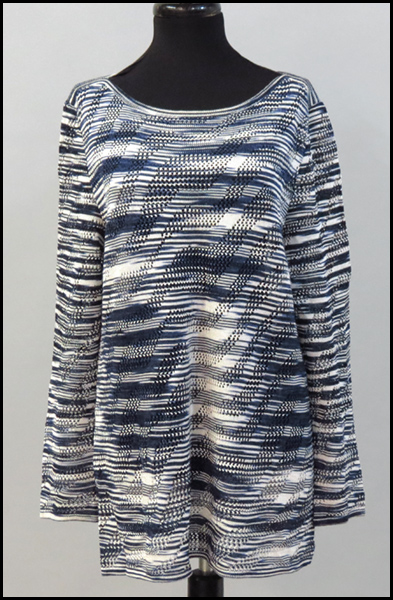 MISSONI SYNTHETIC KNIT TOP.