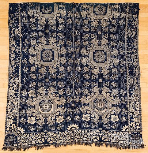 MISSOURI BLUE AND WHITE JACQUARD
