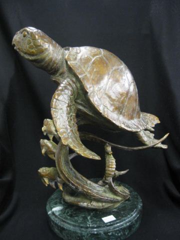 Mitch S. Billis Bronze sea turtle