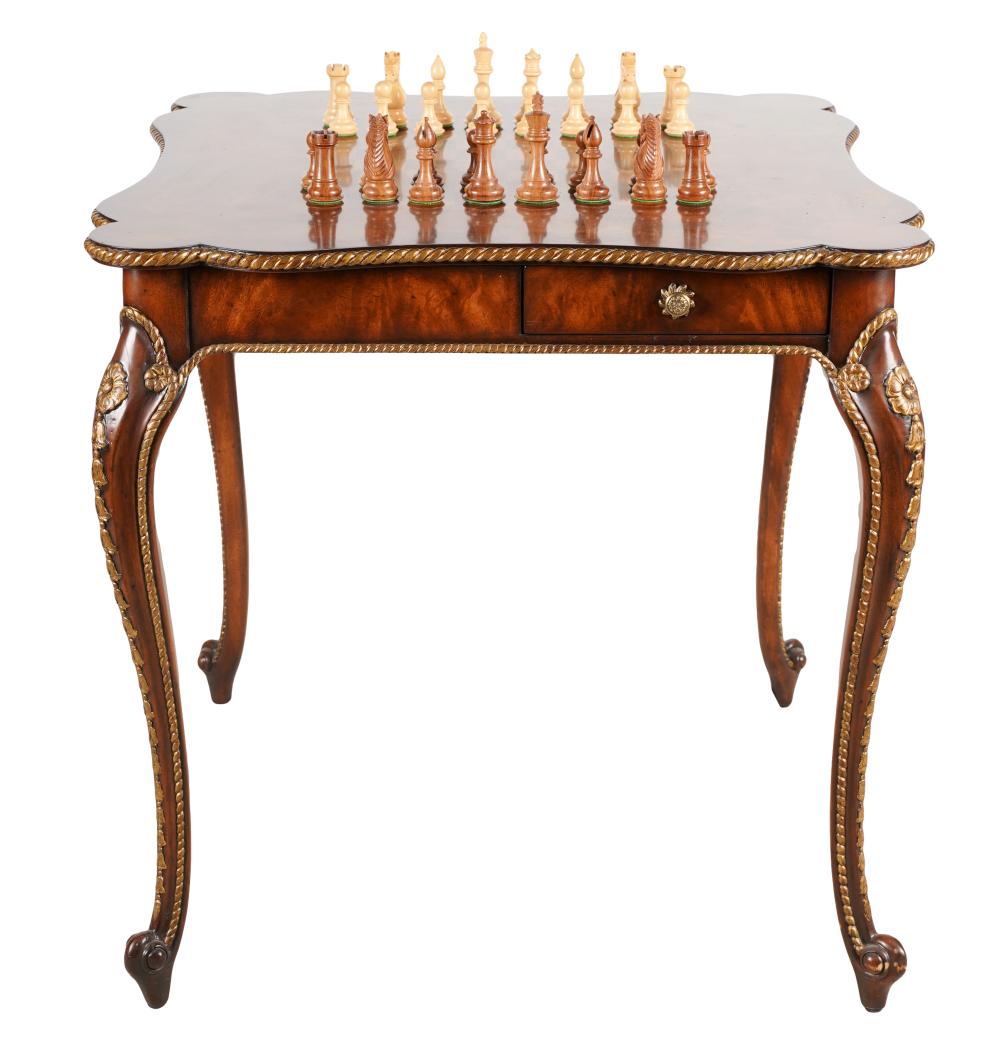 MITCHELL LITT GAMES TABLEwith brass