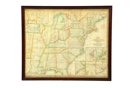 MITCHELL MAP OF THE UNITED STATES.