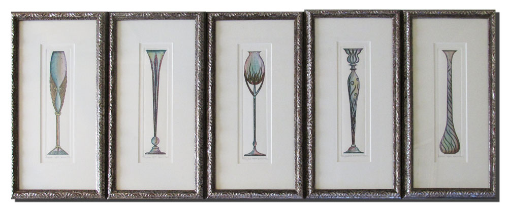 MITRA Dan (American ): 5 vase