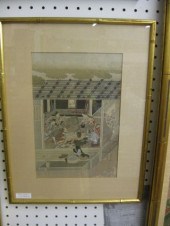 Mitsuaoki Tosa Woodblock a swo