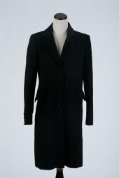 MIU MIU BLACK COAT Size 42; wo