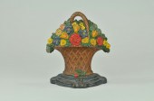 MIXED FLOWER BASKET DOORSTOP H