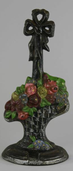 MIXED FLOWERS IN FRENCH BASKET