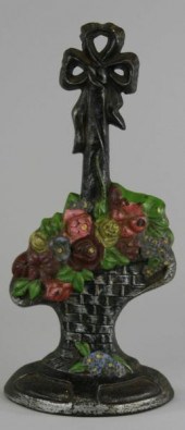 MIXED FLOWERS IN FRENCH BASKET