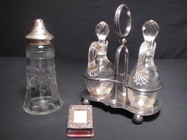 Mixed lot including an oil and