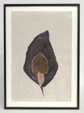 Mixed media abstract signed an