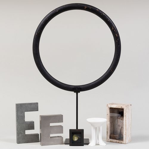 MIXED MEDIA ASSEMBLAGE OF
