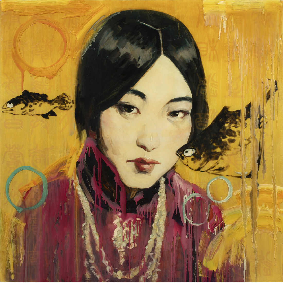 MIXED MEDIA, HUNG LIU Hung Liu