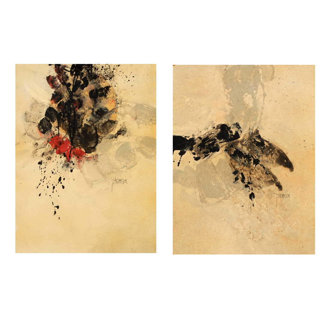 MIXED MEDIA, JOHN THOMSON (lot of