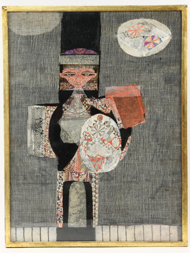 MIXED MEDIA - Mandarin Woman by