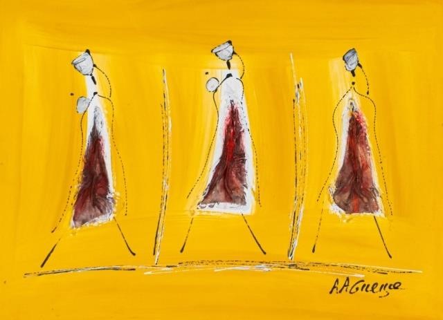 MIXED MEDIA ON CANVAS THREE